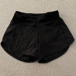 Lululemon black Speed Up short